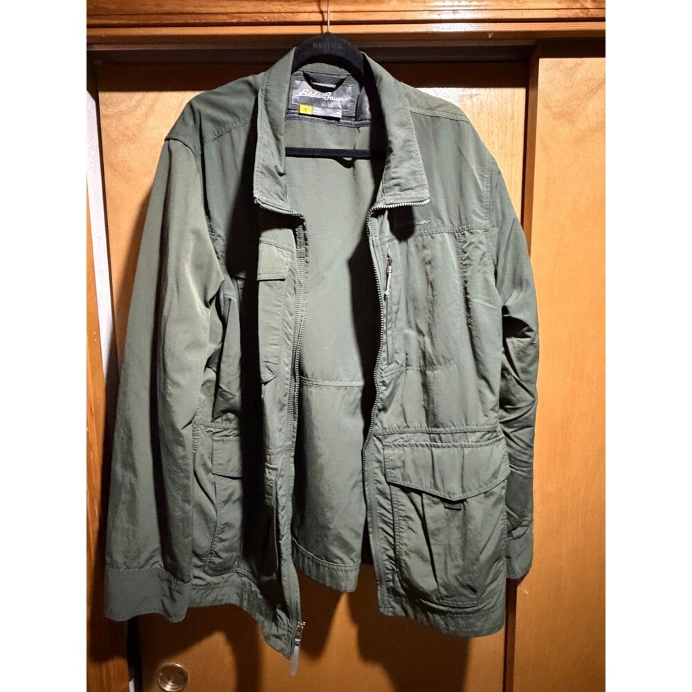 Eddie Bauer Travex Performance Travel Jacket, Lightweight - XXL - Military Green